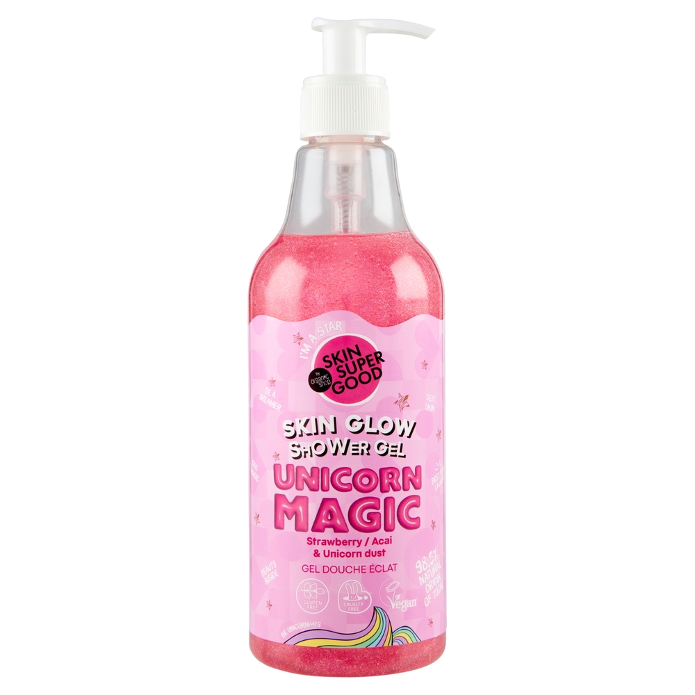 Skin Super Good Skin Glow Shower Gel Unicorn Magic Strawberry/Acai & Unicorn dust 500 ML